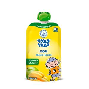 ЧУДО-ЧАДО Пюре яблоко-банан 90гр